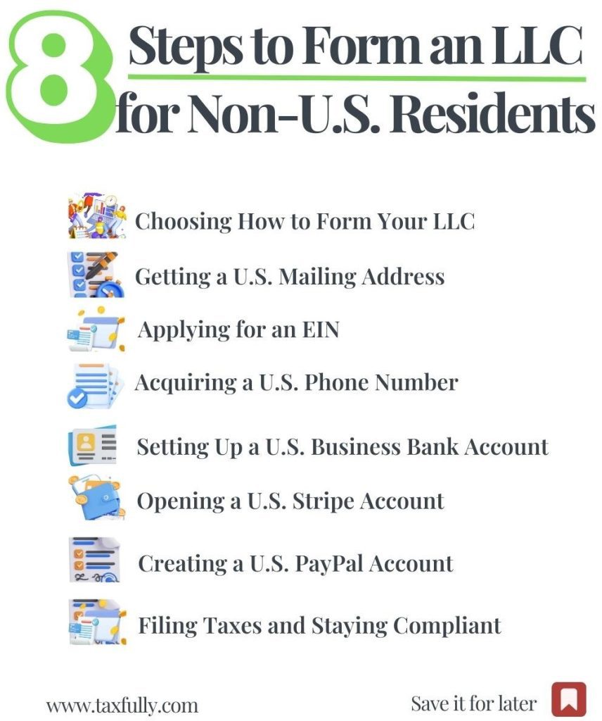 Step-by-Step Guide to Forming an LLC for Non-U.S. Residents