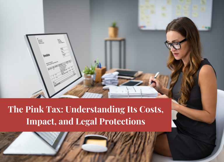 Pink tax graphic